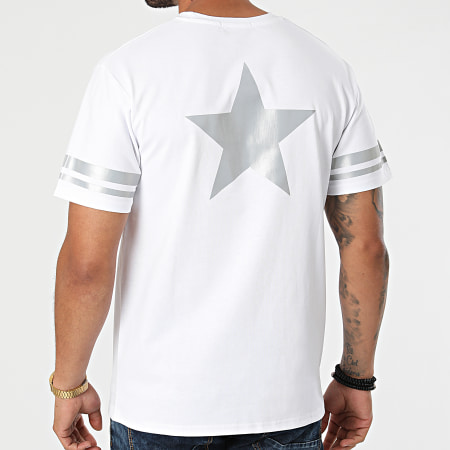 John H - Camiseta Reflectante T123 Blanca