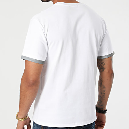 John H - Tee Shirt Réfléchissant T117 Blanc
