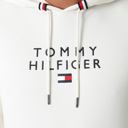 Tommy Hilfiger - Sweat Capuche Stacked Tommy Flag 7397 Beige