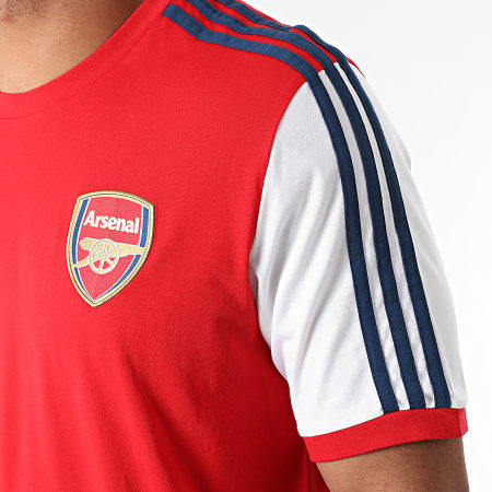Adidas Sportswear - Tee Shirt A Bandes Arsenal FC GV5168 Rouge