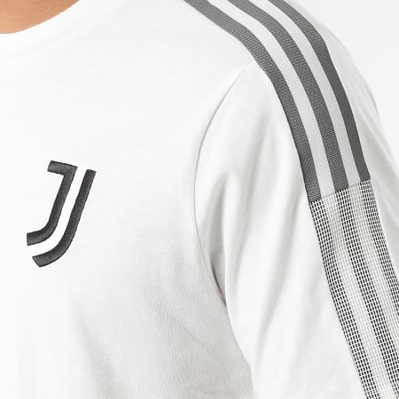 adidas - Tee Shirt De Sport A Bandes Juventus GR2971 Ecru