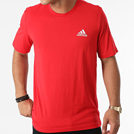Adidas Performance - Tee Shirt M SL GK9642 Rouge