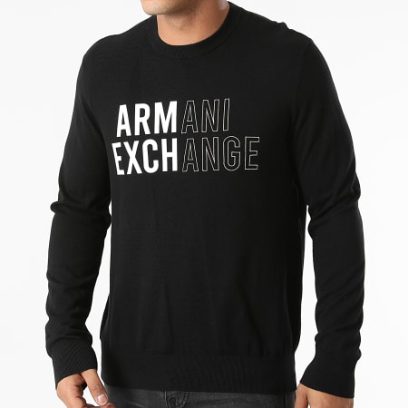 Armani Exchange - Pull 6KMZM1A ZML5Z Noir