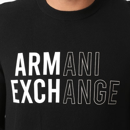 Armani Exchange - Pull 6KMZM1A ZML5Z Noir