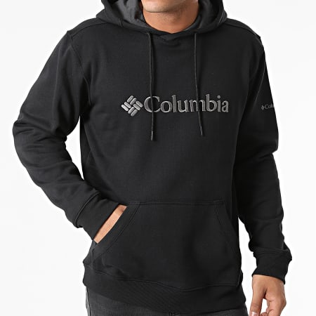 Columbia - Felpa con cappuccio Basic Logo 1681664 Nero