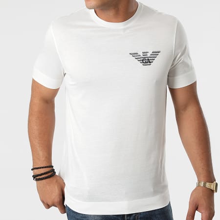 Emporio Armani - Tee Shirt 6K1T91 1JSAZ Blanc