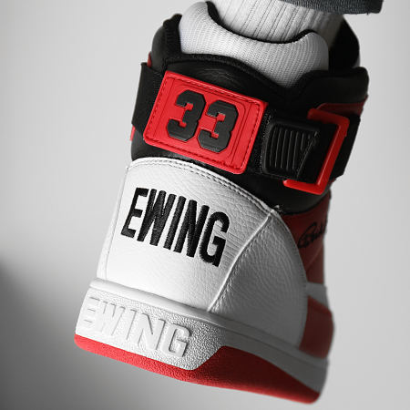 Ewing Athletics - Baskets 33 Hi 1BM01117 White Chinese Red Black