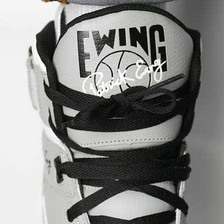 Ewing Athletics - Baskets 33 Hi 1BM01117 White Highrise Black
