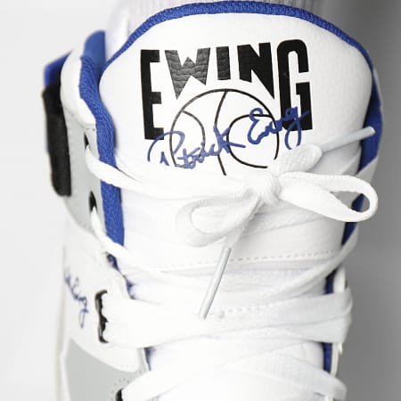 Ewing Athletics - Baskets 33 Hi 1BM01117 White Highrise Mazarine Blue