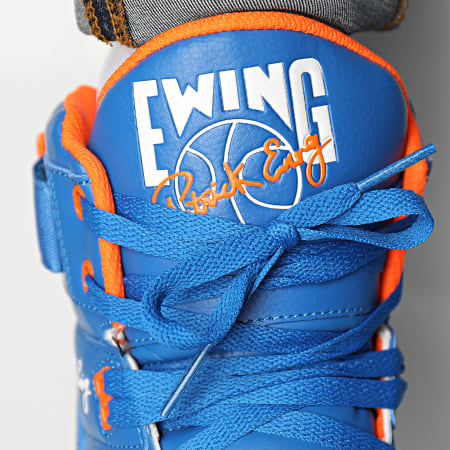 Ewing Athletics - Baskets 33 Hi 1BM00640 Prince Blue Vibrant Orange White