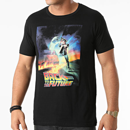 Back To The Future - Tee Shirt MEBAFUDTS025 Noir