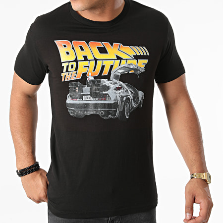Back To The Future - Tee Shirt MEBAFUDTS025 Noir