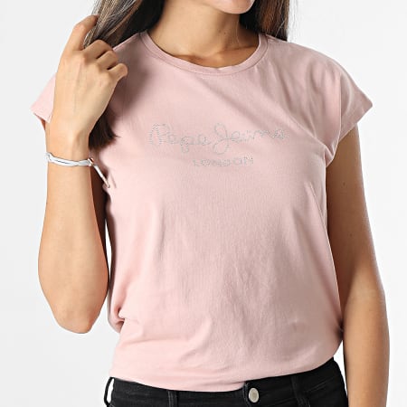 Pepe Jeans - Camiseta rosa Bonnie para mujer