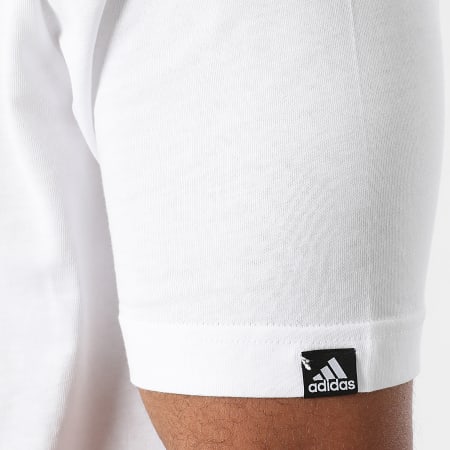 Adidas Performance - Tee Shirt GR6313 Blanc Doré