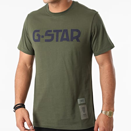 G-Star - Tee Shirt D20190-336 Vert Kaki