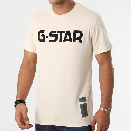 G-Star - Tee Shirt D20190-336 Beige