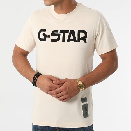 G-Star - Tee Shirt D20190-336 Beige