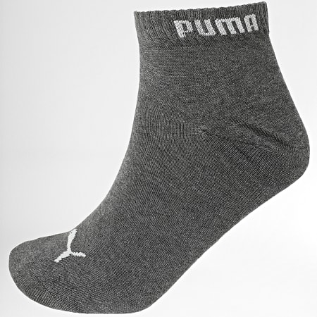 Puma - Set di 3 paia di calzini 271080001 Grigio screziato
