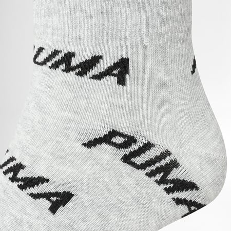 Puma - Lot De 2 Paires De Chaussettes 100000954 Blanc Gris Chiné