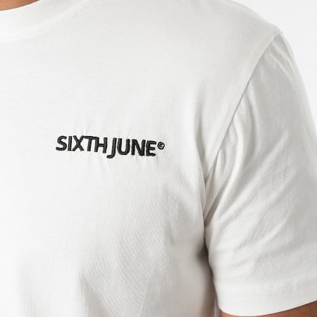 Sixth June - Ensemble De Survetement Tee Shirt Short 22536ESE Blanc