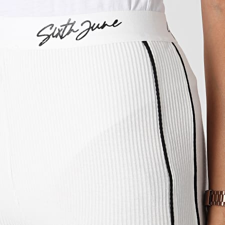 Sixth June - Pantalon Skinny Femme W32968KPA Blanc