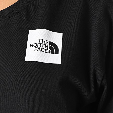 The North Face - Maglietta da donna Crop Fine Nero