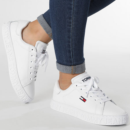 Tommy Jeans - Baskets Femme Cool Tommy Jeans Sneaker 1616 White