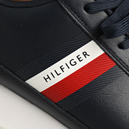 Tommy Hilfiger - Baskets Essential Runner Stripes Leather 3744 Desert Sky