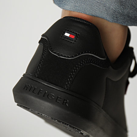 Tommy Hilfiger - Baskets Essential Leather Cupsole 3750 Black