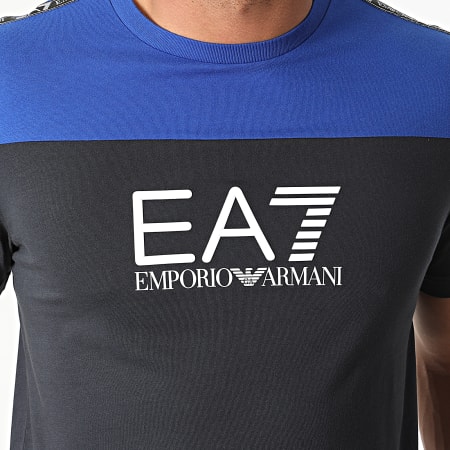 EA7 Emporio Armani - Tee Shirt 6KPT10-PJ7CZ Bleu Roi Noir