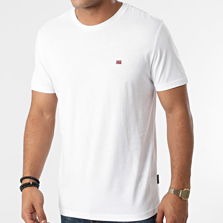Napapijri - Camiseta Salis A4FRP Blanca