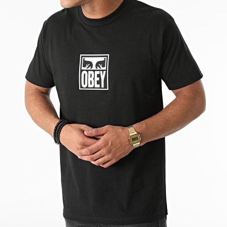 Obey - Tee Shirt Eyes Icon 3 Noir