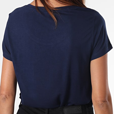 Tiffosi - Tee Shirt Poche Femme Arum 10009002 Bleu Marine