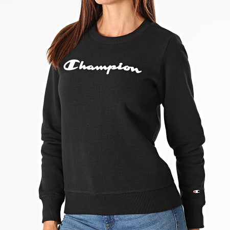 Champion - Sweat Crewneck Femme 113210 Noir