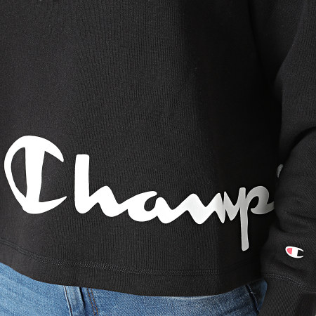 Champion - Sweat Capuche Femme 114418 Noir