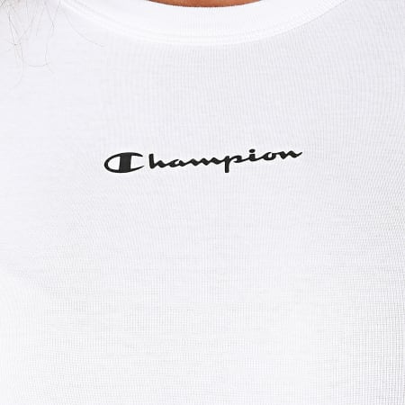 Champion - Tee Shirt Manches Longues Femme 114435 Blanc