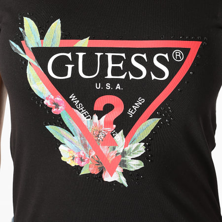 Guess - Tee Shirt Femme W1YI98-JA911 Noir
