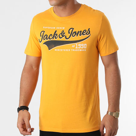 Jack And Jones - Tee Shirt Logo Jaune