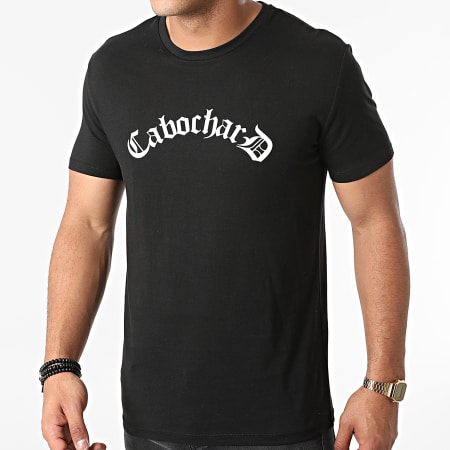 25G - Tee Shirt Cabochard Goth Noir Blanc