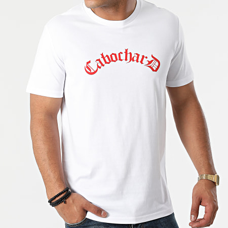 25G - Cabochard Tee Shirt Goth White Red