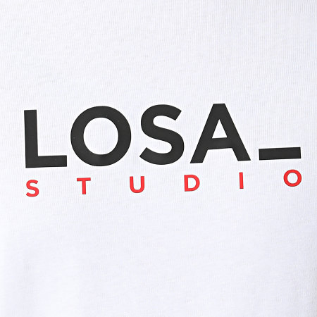Bramsito - Losa Studio Tee Shirt Bianco Nero