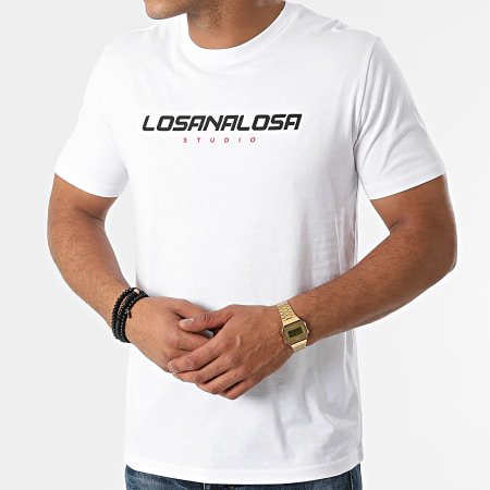 Bramsito - Losa Sport Tee Shirt Bianco Nero