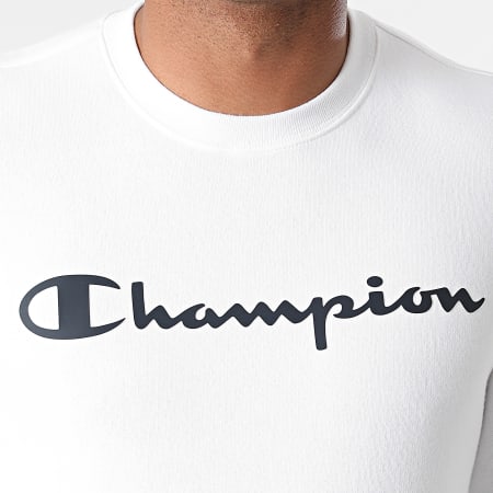 Champion - Sweat Crewneck 214744 Blanc