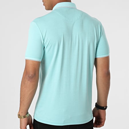 Classic Series - Polo Manches Courtes 21Y-1118 Bleu Turquoise