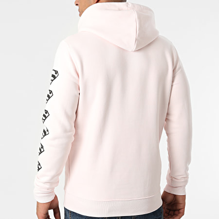 Superman - Sweat Capuche BW Front And Sleeve Rose Pastel Noir