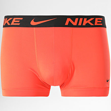 Nike - Lot De 3 Boxers Essential Micro KE1014 Orange Noir Gris