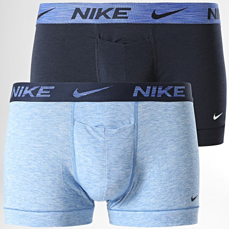 Nike - Lot De 2 Boxers Dri-Fit ReLux KE1077 Bleu Marine