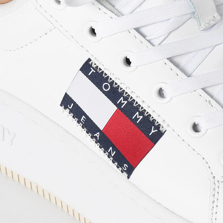Tommy Jeans - Baskets Femme Flatform Flag Branding 1504 White
