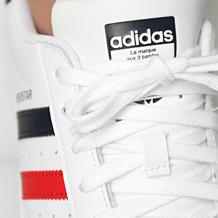 Adidas Originals - Baskets Superstar FX2328 Cloud White Scarlet Cloud White