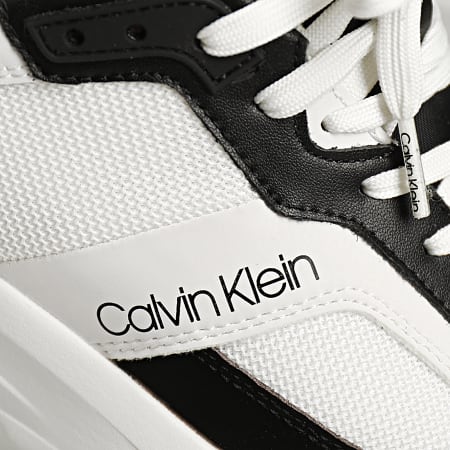 Calvin Klein - Baskets Low Top Lace Up 0309 White Black